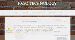 Desktop Screenshot of fasotechnology.net